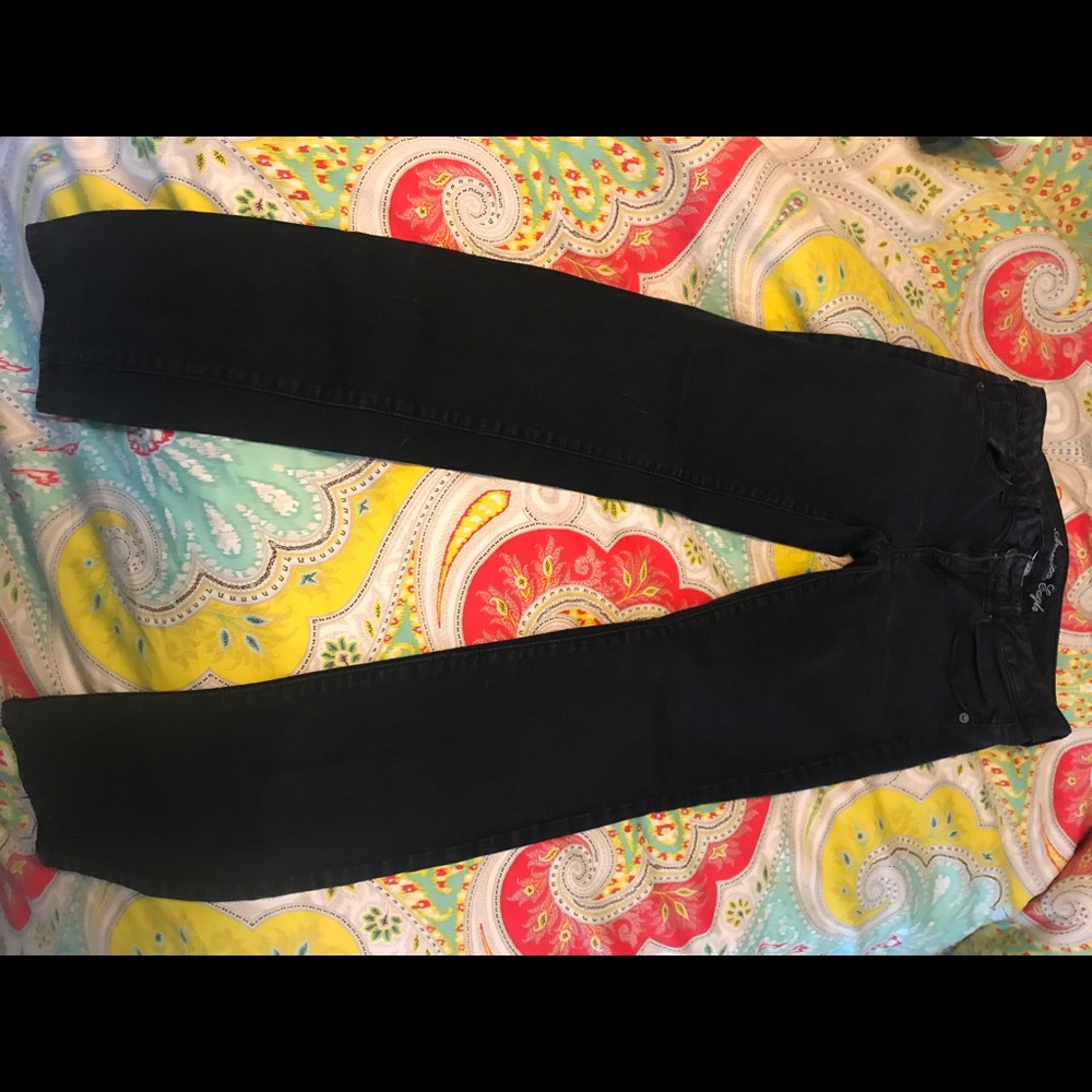 American eagle black skinny jean